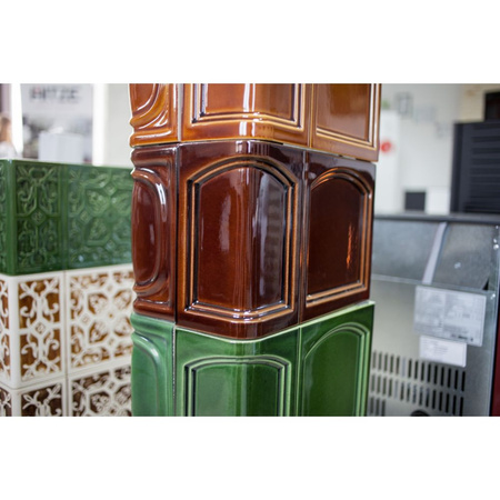 Piec kaflowy kominek koza 6kW (kolor: ivory) - spełnia anty-smogowy EkoProjekt 48279118